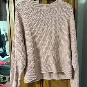 Women's Pink Knit Sweater